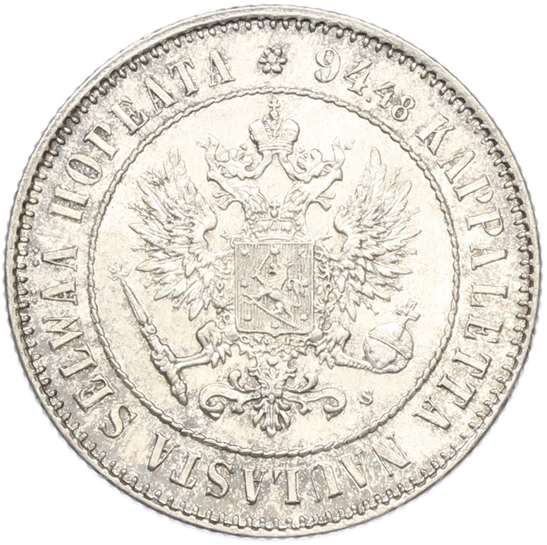 1 марка 1915 года Русская Финляндия — Фото №2