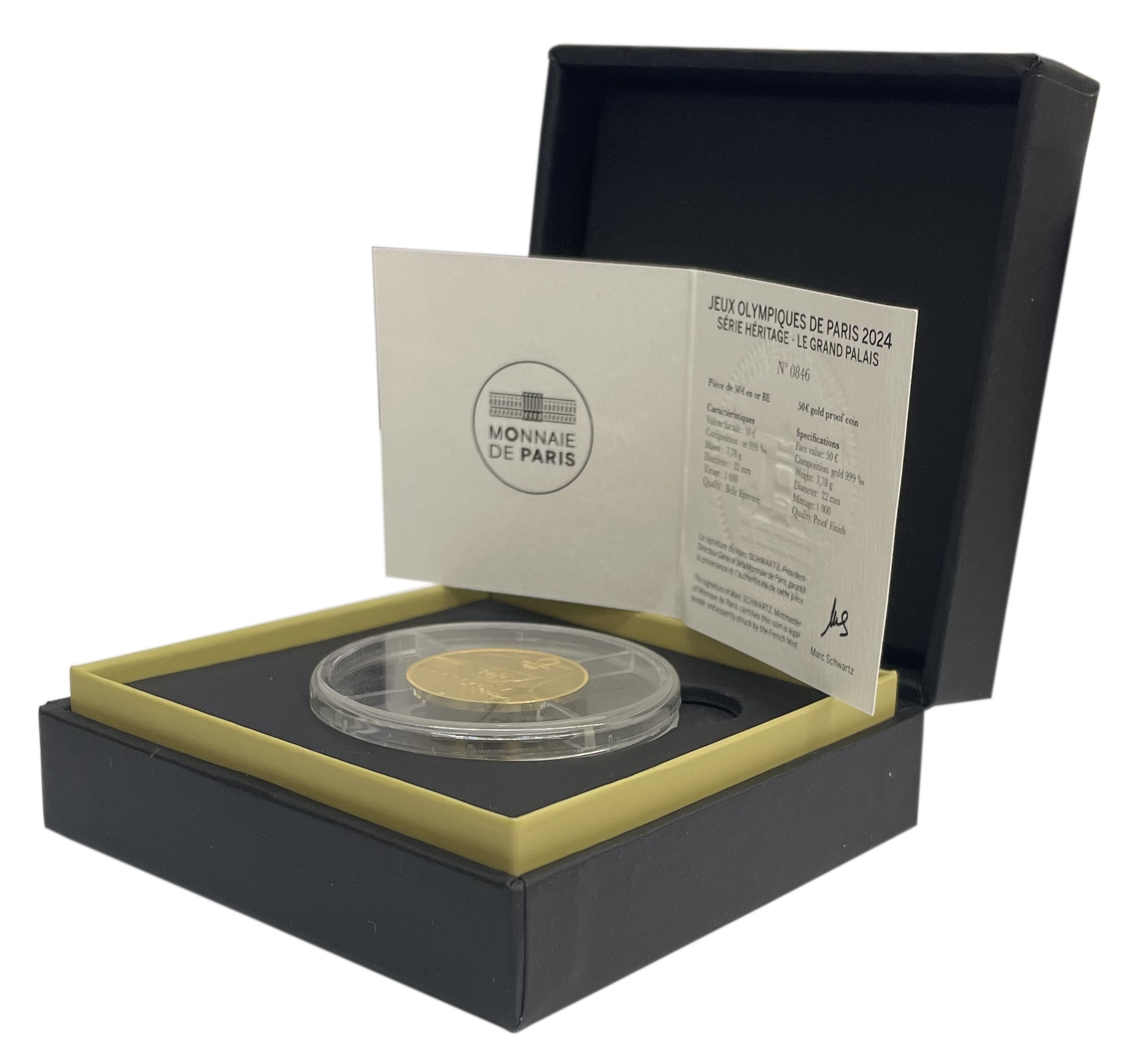 50 евро 2021 года Франция «XXXIII летние Олимпийские игры в Париже 2024 года — Большой дворец» — Фото №3