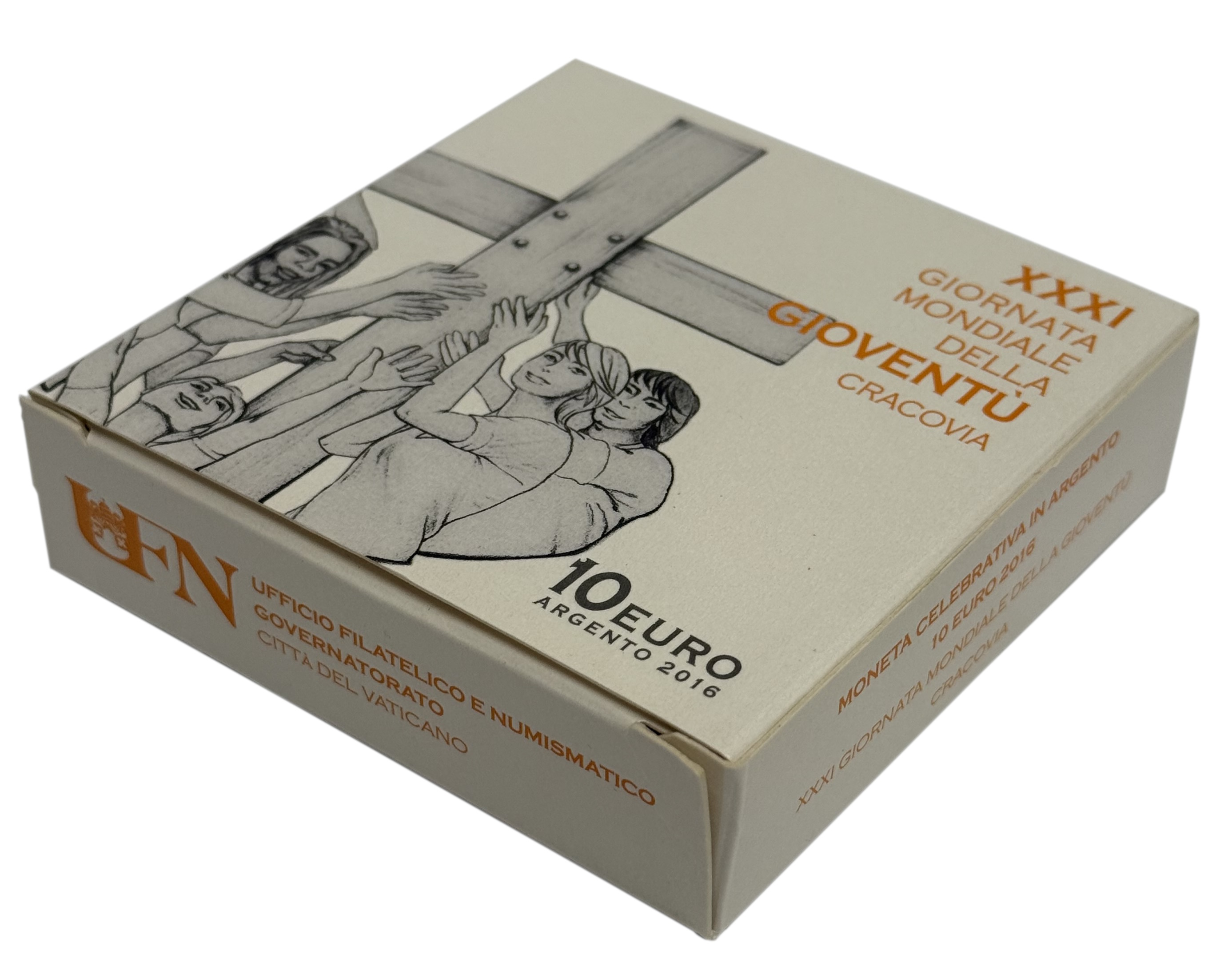 10 евро 2016 года Ватикан «Всемирный день молодежи» — Фото №4