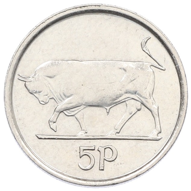 5 пенсов 1998 года Ирландия — Фото №1