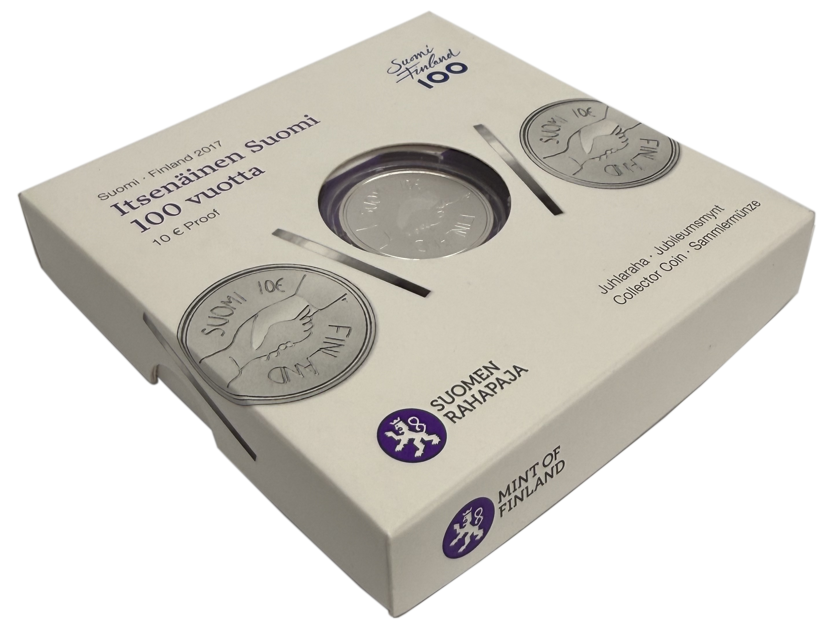 10 евро 2017 года Финляндия «100 лет независимости» — Фото №3