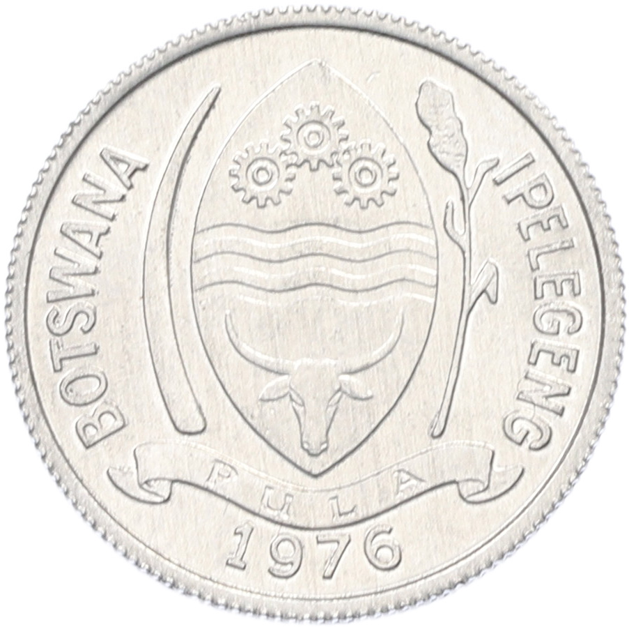 1 тхебе 1976 года Ботсвана — Фото №2