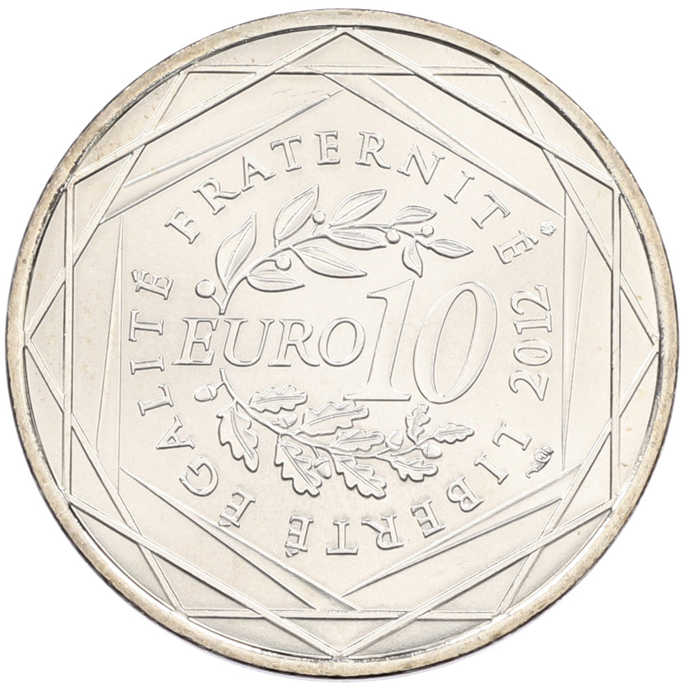 10 евро 2012 года Франция «Регионы Франции — Нор-Па-де-Кале» — Фото №2