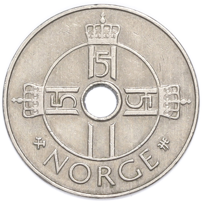 1 крона 1998 года Норвегия — Фото №2