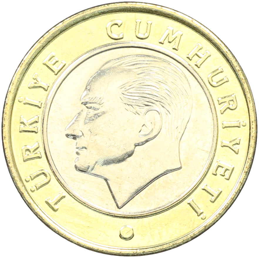 1 лира 2023 года Турция — Фото №2