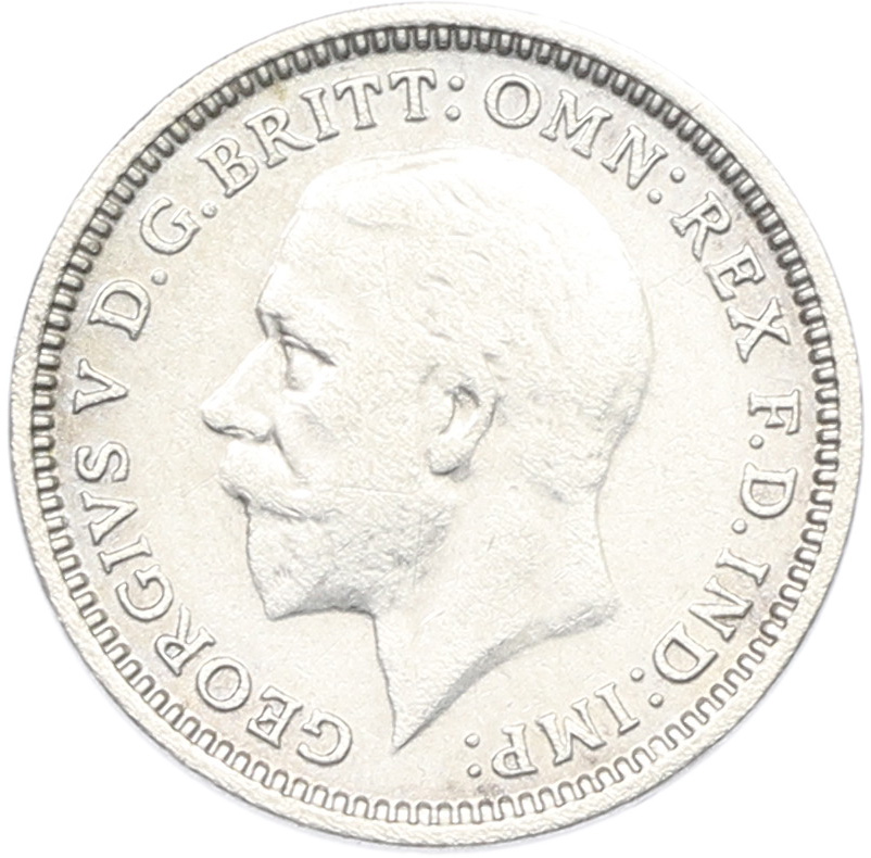 3 пенса 1934 года Великобритания — Фото №2