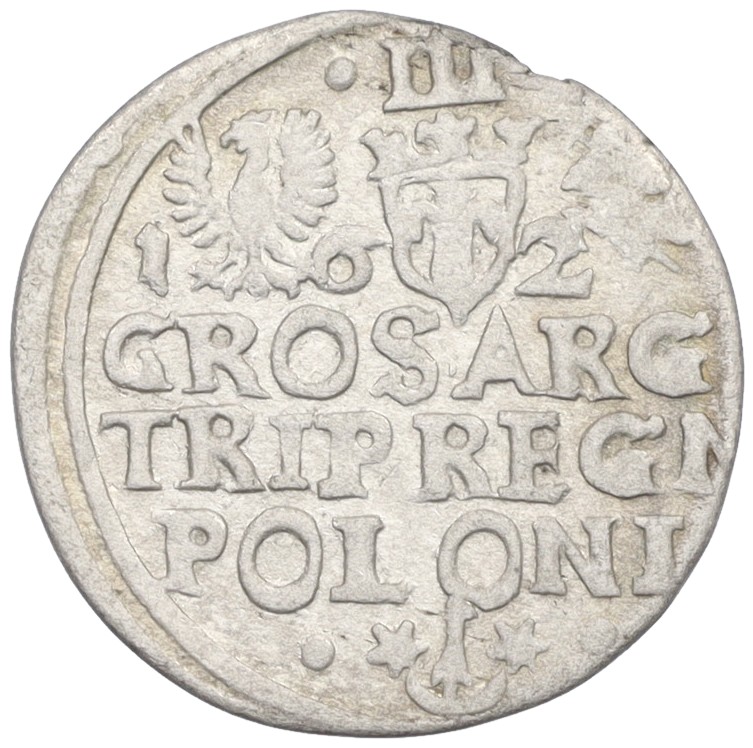 3 гроша 1620-1624 года Польша — Сигизмунд III — Фото №2