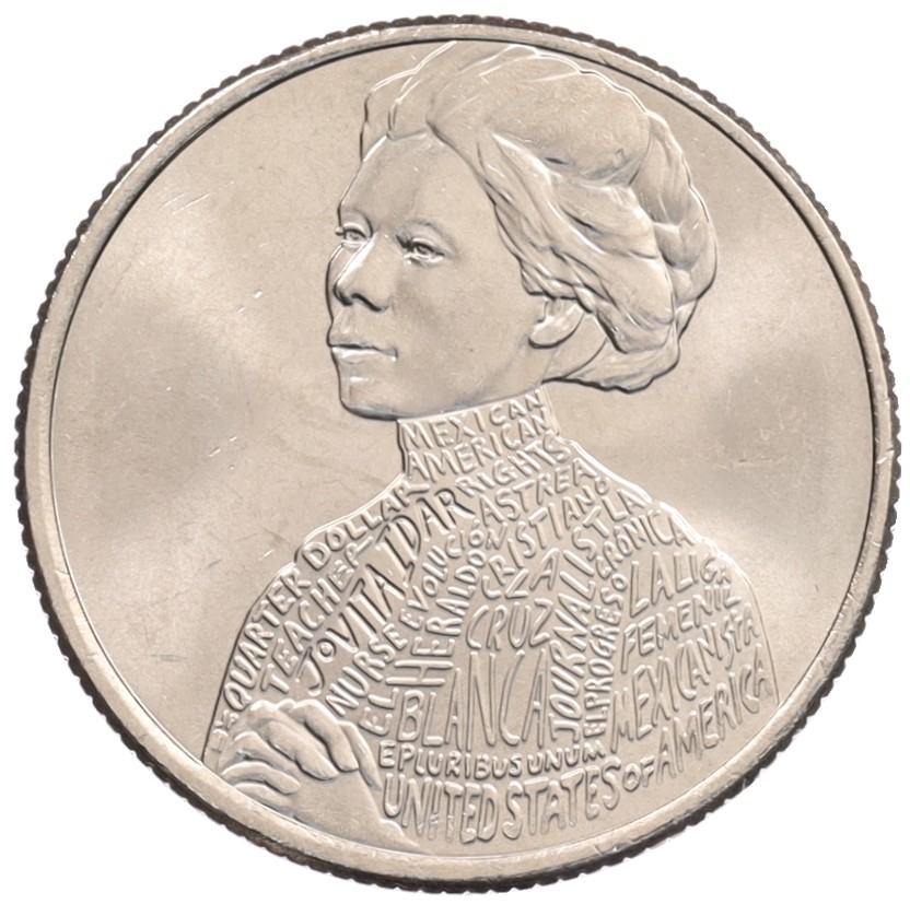 1/4 доллара (25 центов) 2023 года Р США «Американские женщины — Джовита Идар» — Фото №1