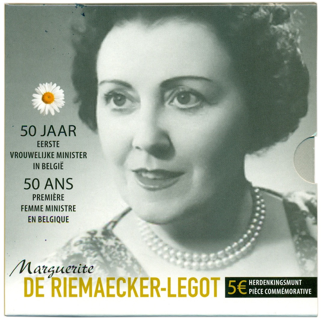 5 евро 2015 года Бельгия «Маргарита Риемакер-Легот» — Фото №3