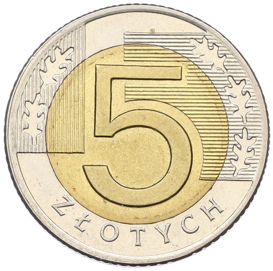 5 злотых 1994 года Польша — Фото №1