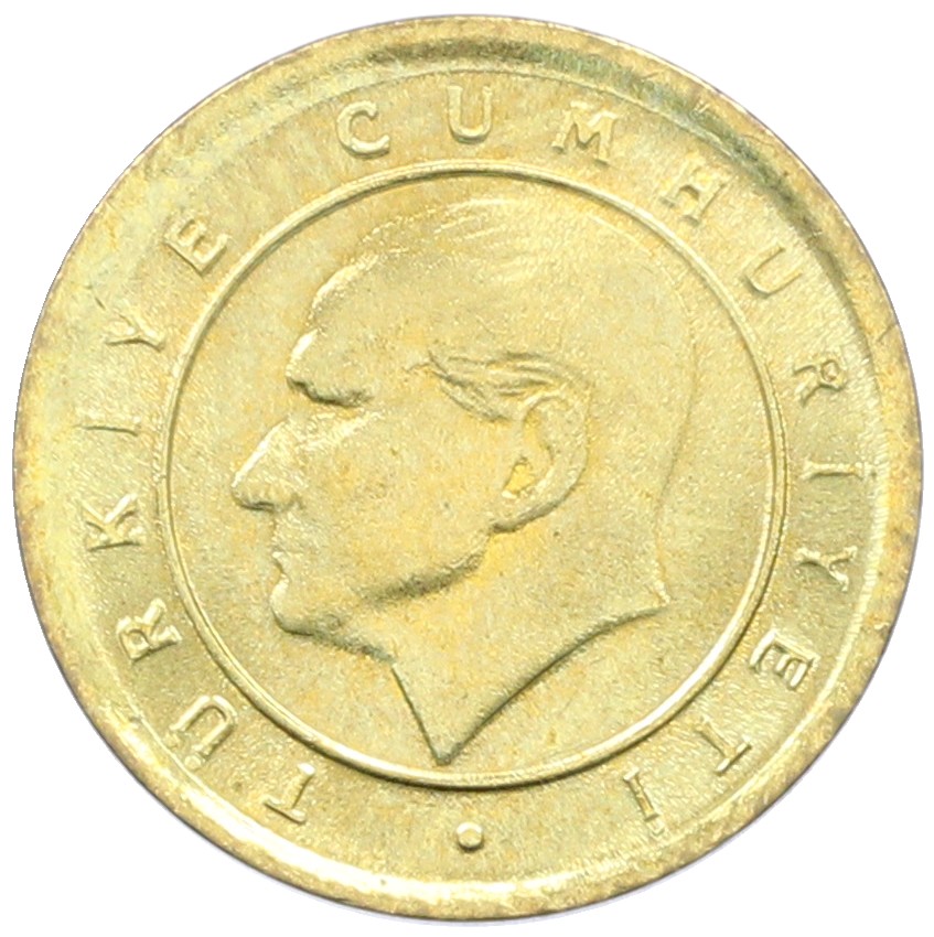 1 новый куруш 2005 года Турция — Фото №2