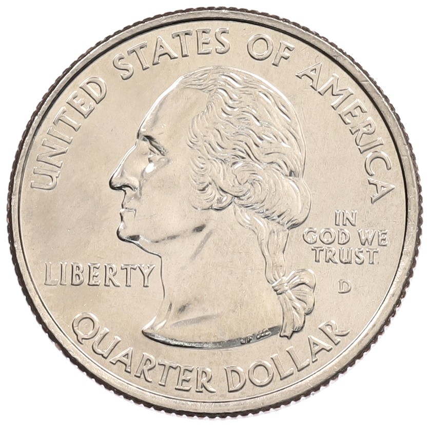 1/4 доллара (25 центов) 2008 года D США «Штаты и территории — Аляска» — Фото №2