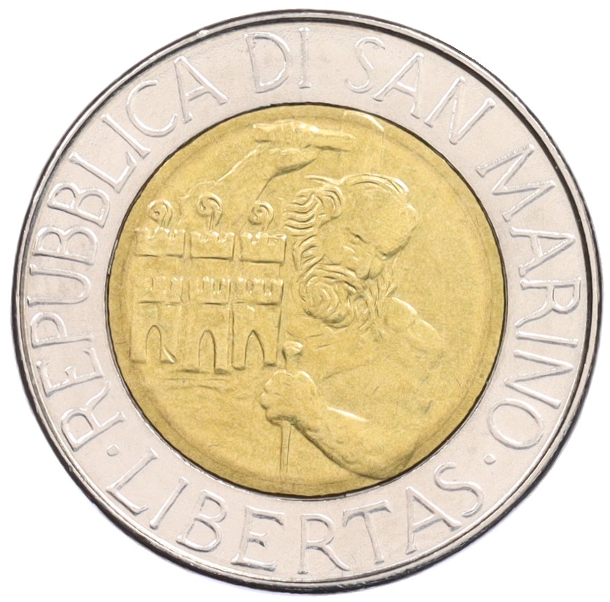 500 лир 1994 года Сан-Марино — Фото №2