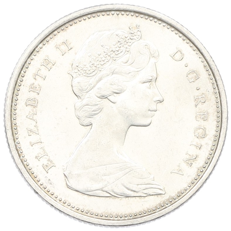 25 центов 1966 года Канада — Фото №2