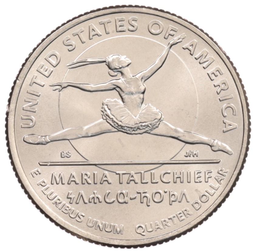 1/4 доллара (25 центов) 2023 года Р США «Американские женщины — Мария Толчиф» — Фото №1