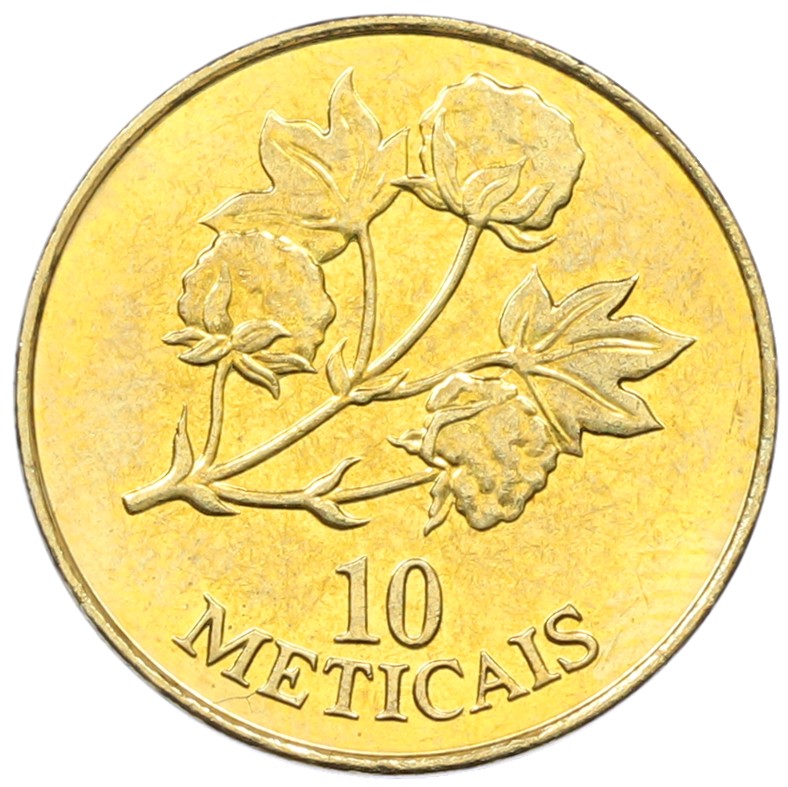 10 метикалов 1994 года Мозамбик — Фото №1