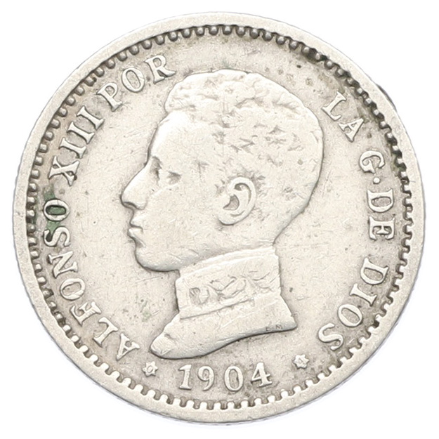50 сентимо 1904 года Испания — Фото №1