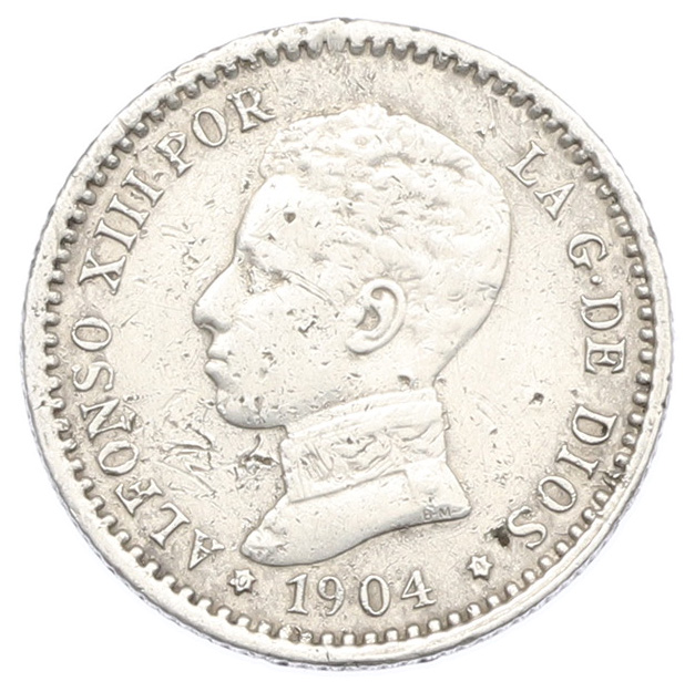 50 сентимо 1904 года Испания — Фото №1