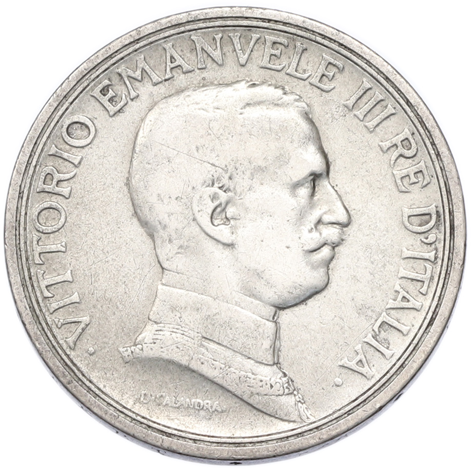 2 лиры 1914 года Италия — Фото №2