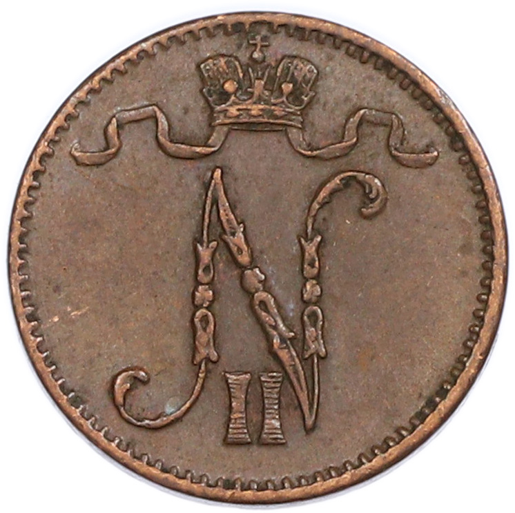 1 пенни 1911 года Русская Финляндия — Фото №2