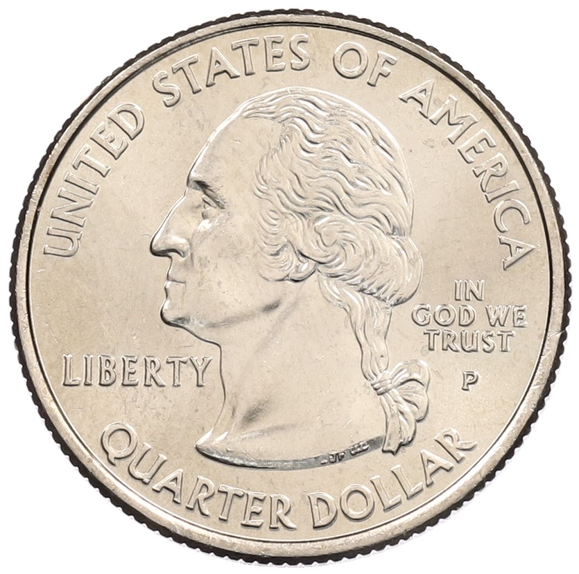 1/4 доллара (25 центов) 2008 года P США «Штаты и территории — Оклахома» — Фото №2