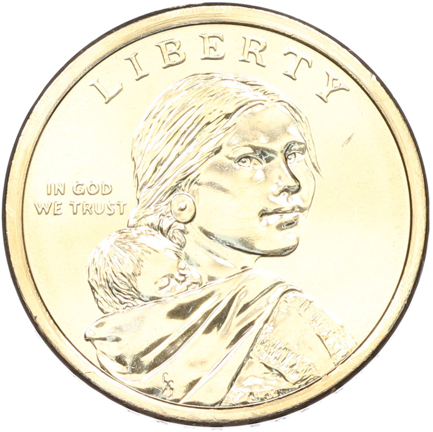 1 доллар 2026 года (D) США «Коренные Американцы (Сакагавея) — Полли Купер» — Фото №2