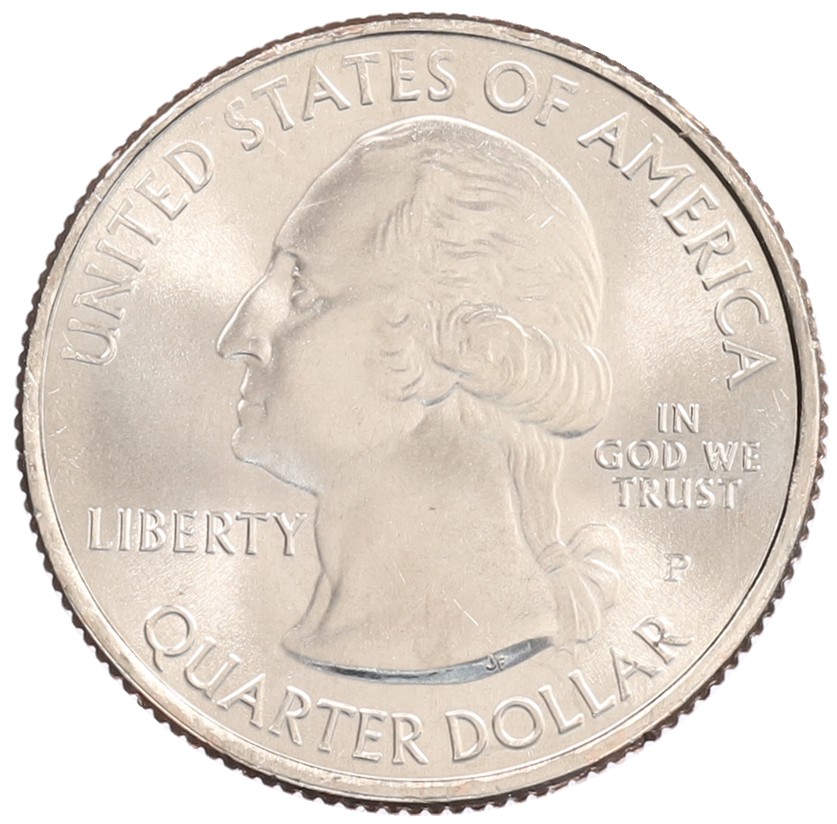 1/4 доллара (25 центов) 2018 года P США «Национальные парки — №45 Национальное убежище дикой природы острова Блок» — Фото №2