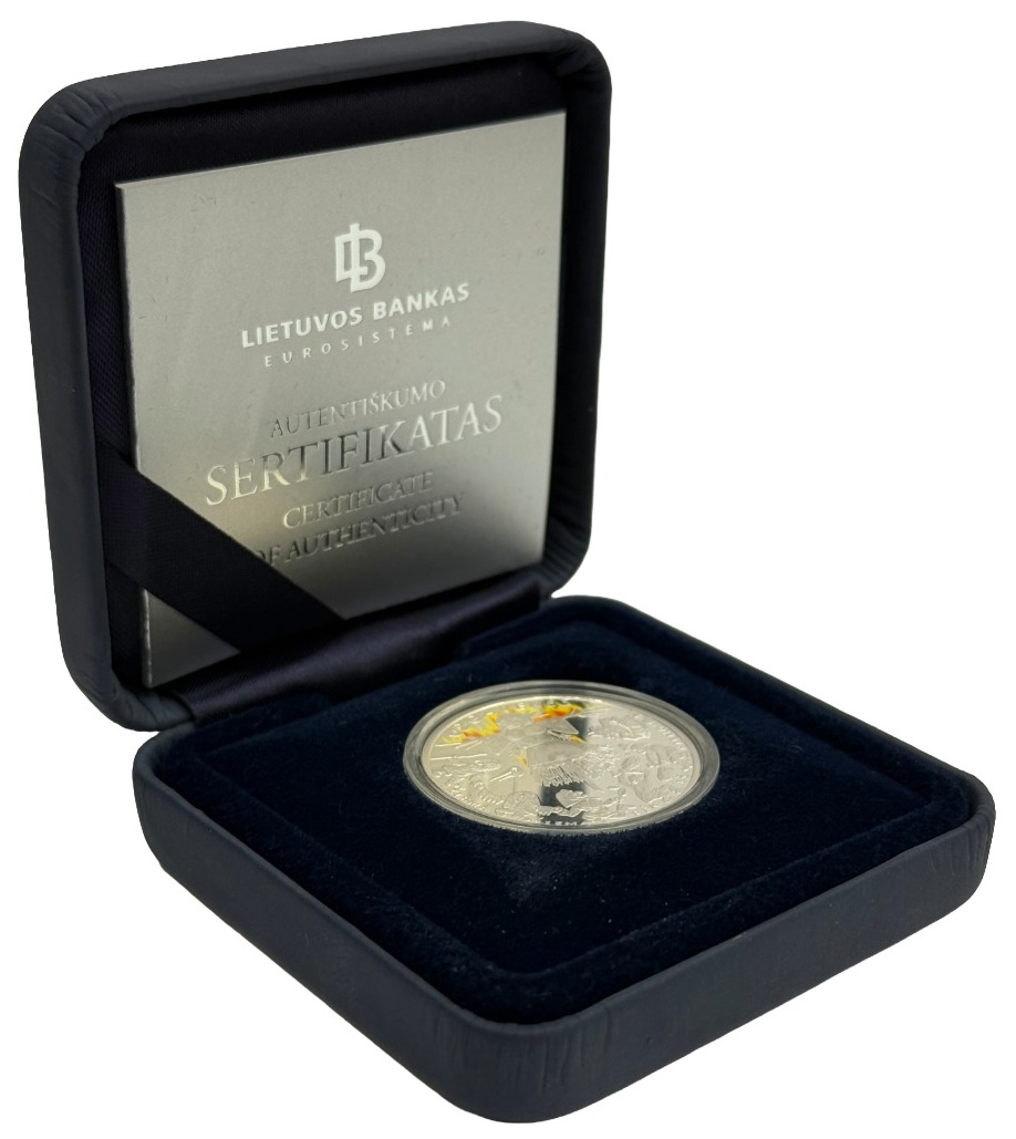 5 евро 2019 года Литва «Традиционные Литовские праздники — Марди Гра» — Фото №3