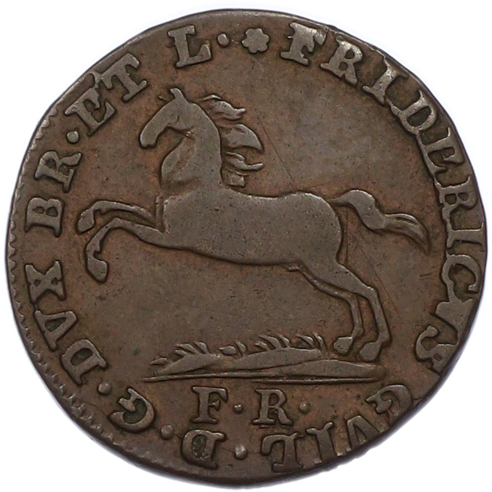 1 пфенниг 1814 года Брауншвейг-Вольфенбюттель — Фото №1