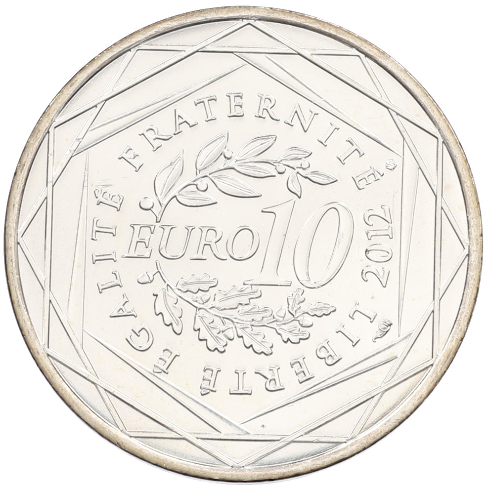 10 евро 2012 года Франция «Регионы Франции — Лотарингия» — Фото №2