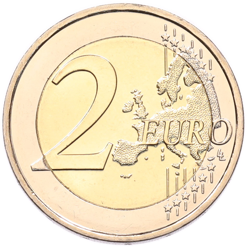 2 евро 2023 года Монако — Фото №2