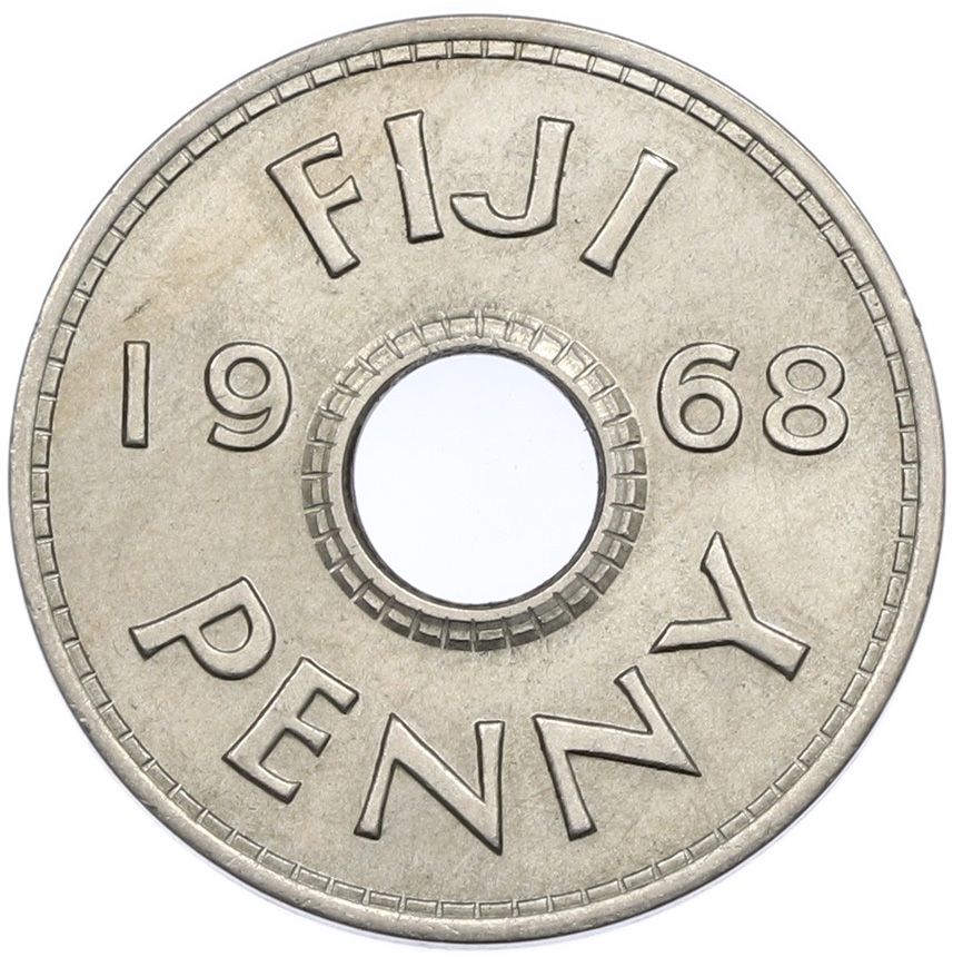 1 пенни 1968 года Фиджи — Фото №1