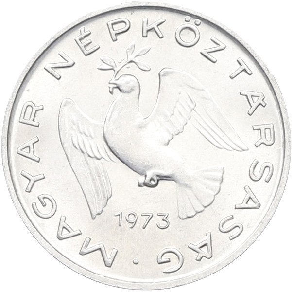 10 филлеров 1973 года Венгрия — Фото №1