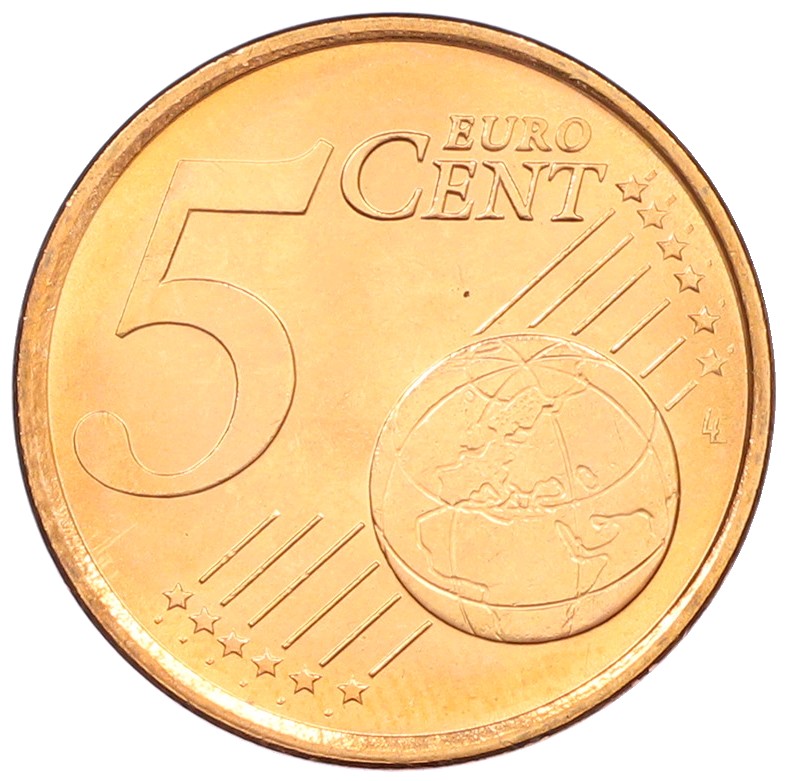 5 евроцентов 2002 года Италия — Фото №2