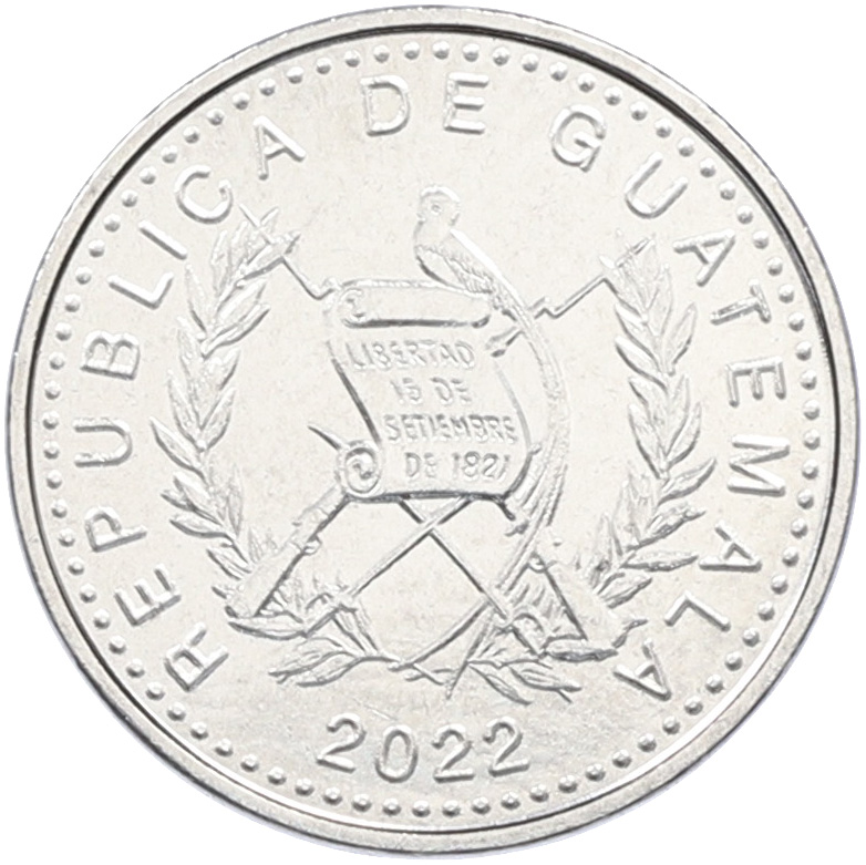 5 сентаво 2022 года Гватемала — Фото №2