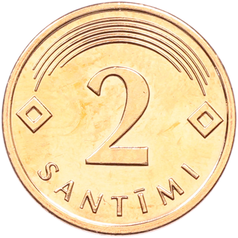 2 сантима 2009 года Латвия — Фото №1