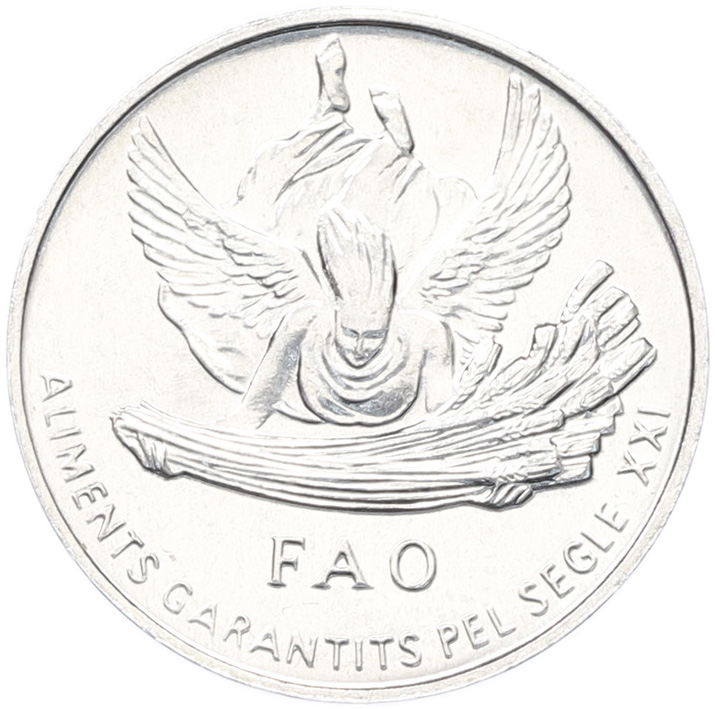 1 сантим 1999 года Андорра «ФАО» — Фото №1