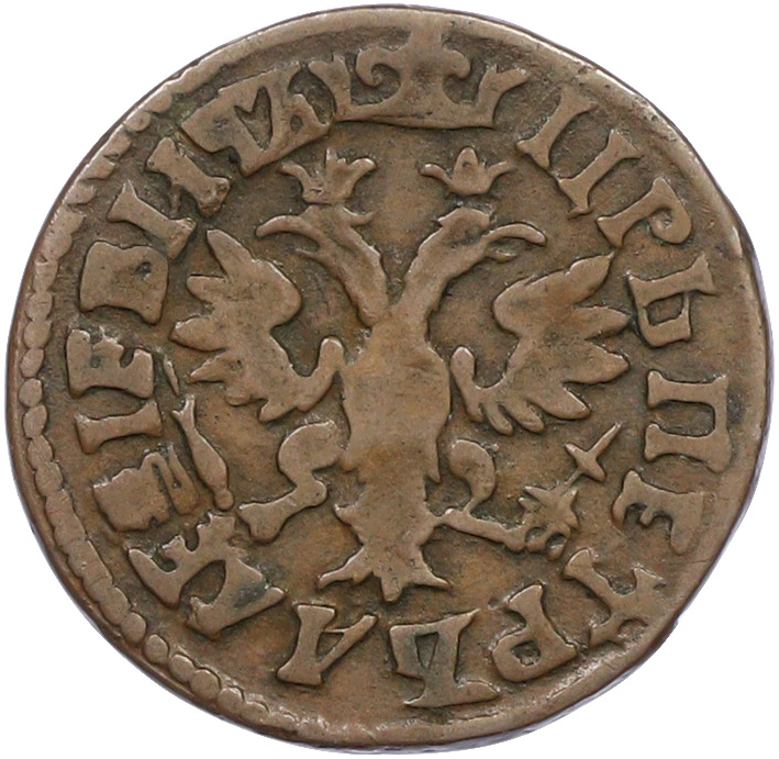 Денга 1705 года Российская Империя (Петр I) — Фото №2