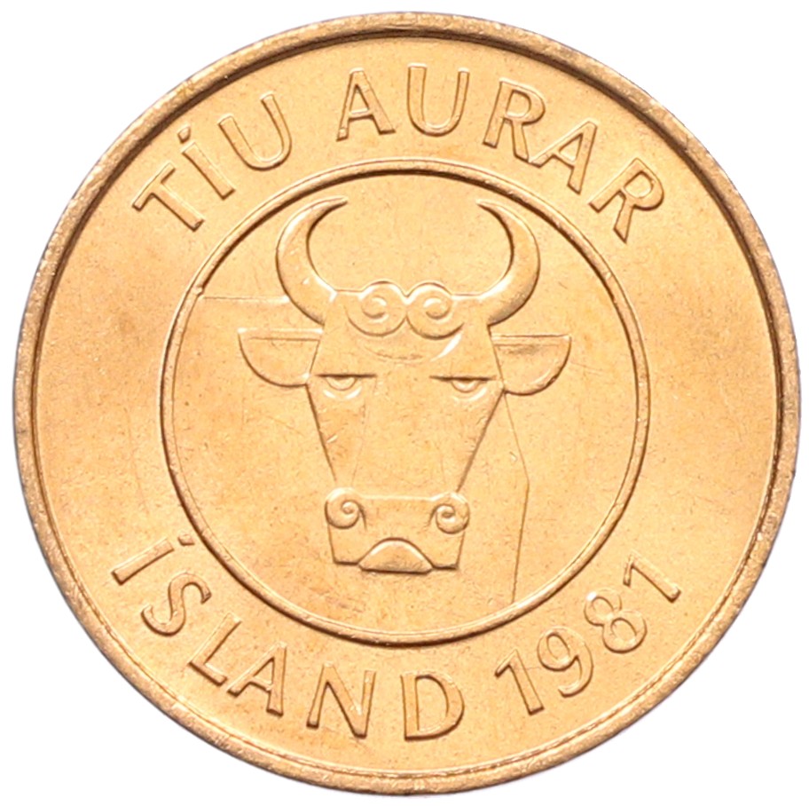 10 эйре 1981 года Исландия — Фото №1