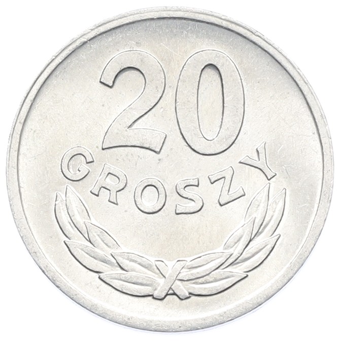 20 грошей 1973 года Польша — Фото №1
