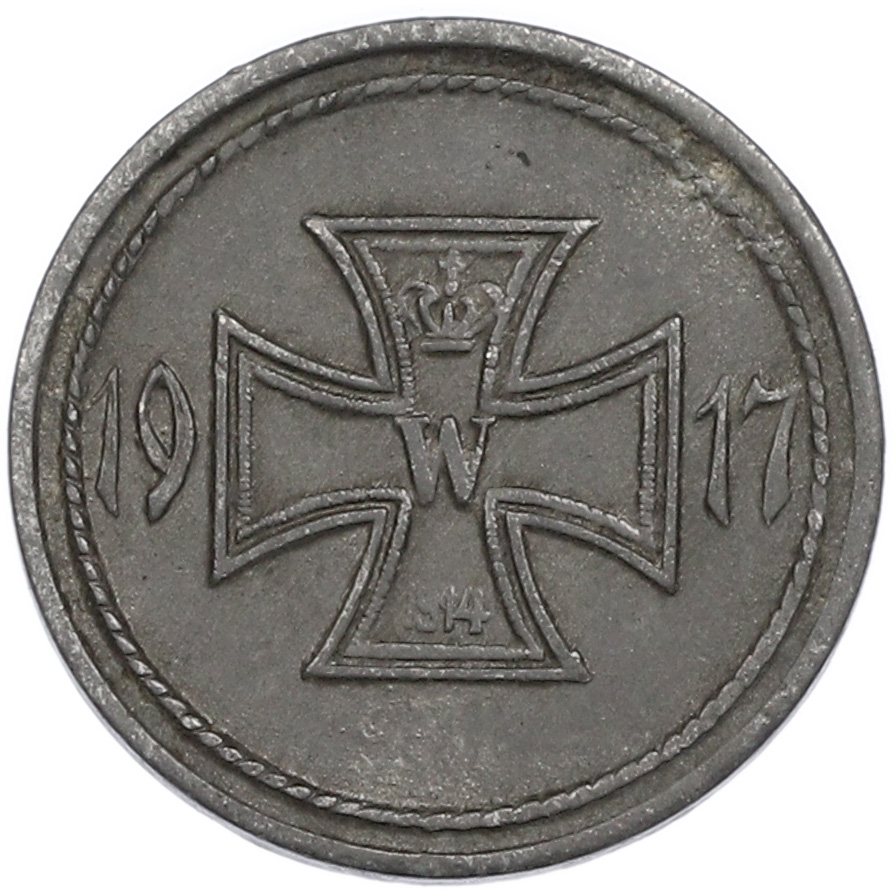 5 пфеннигов 1917 года Германия — район Кюнцельзау (Нотгельд) — Фото №1