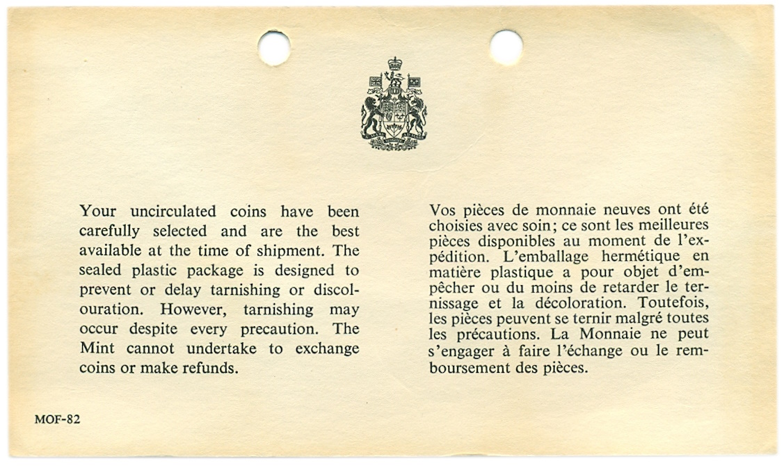 Набор из 6 монет 1967 года Канада — Фото №3