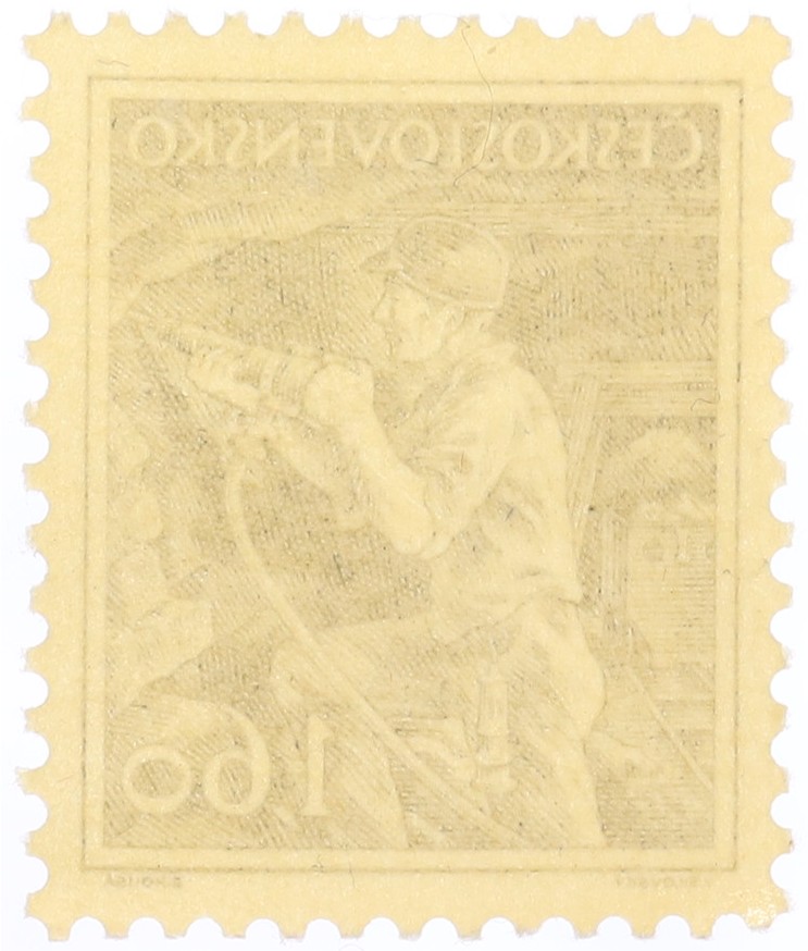 Почтовая марка 1.60 кроны 1954 года Чехословакия — Фото №2