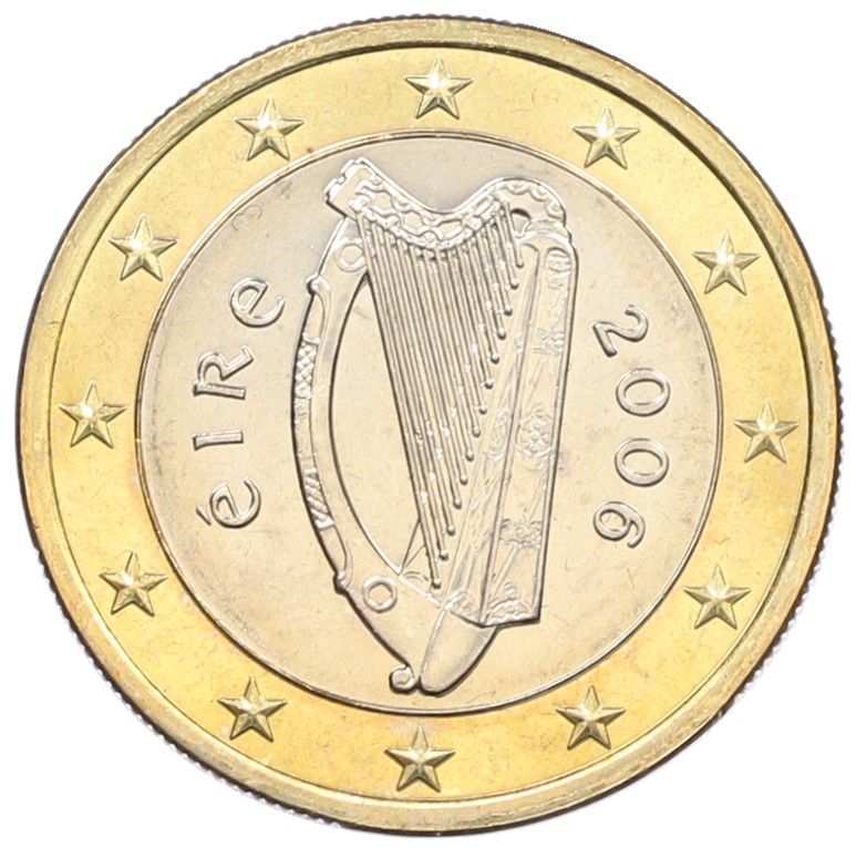 1 евро 2006 года Ирландия — Фото №1
