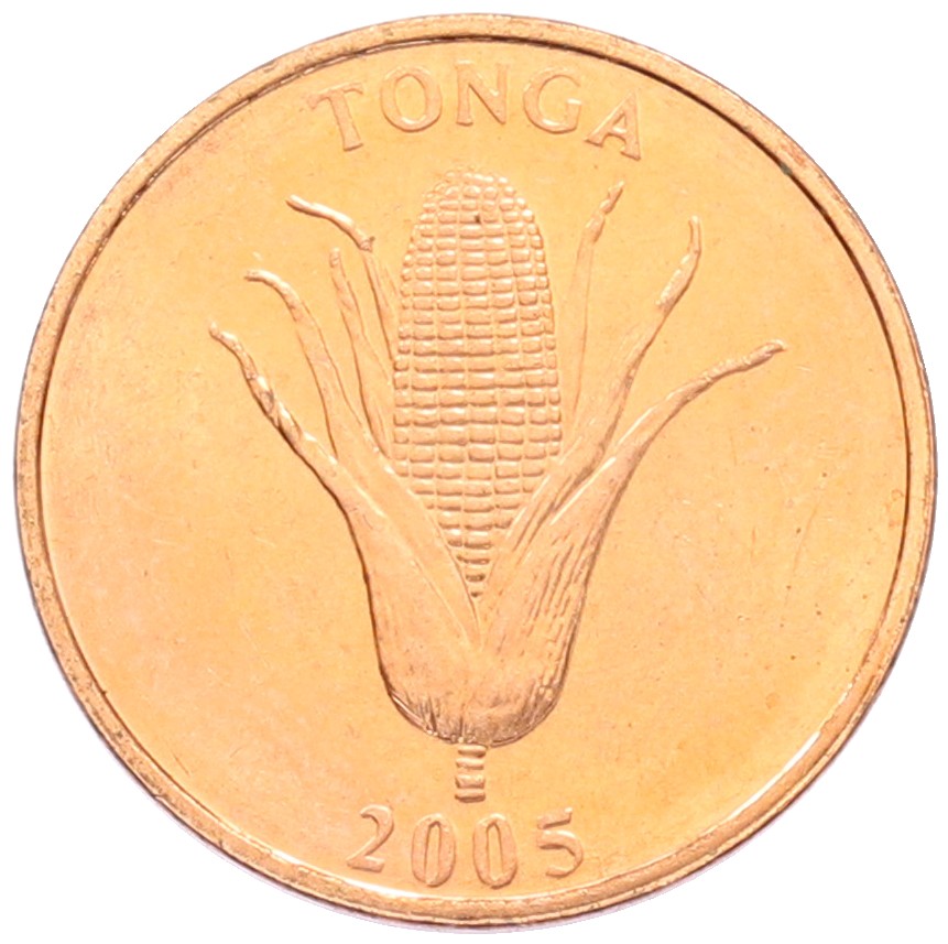 1 сенити 2005 года Тонга — Фото №1