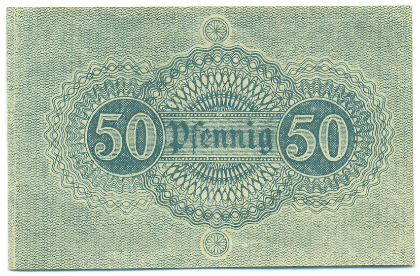 50 пфеннигов 1919 года Германия — город Ладенбург (Нотгельд) — Фото №2