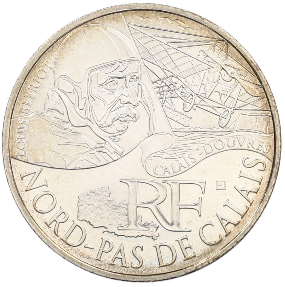 10 евро 2012 года Франция «Регионы Франции — Нор-Па-де-Кале» — Фото №1