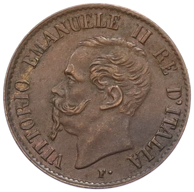 1 чентезимо 1867 года Италия — Фото №2