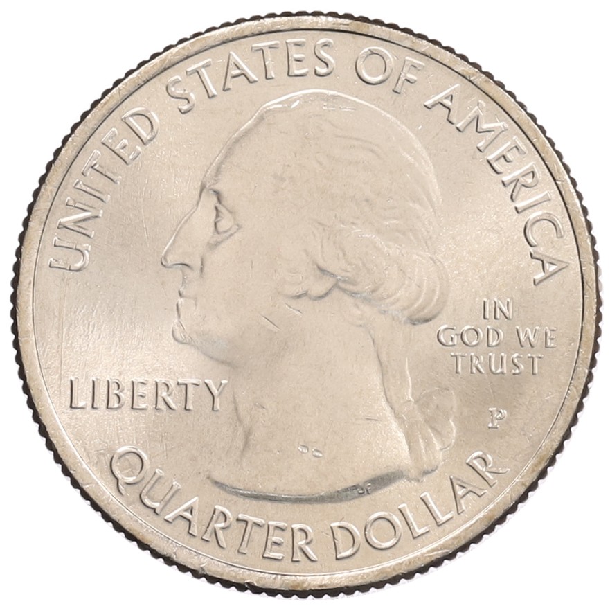 1/4 доллара (25 центов) 2013 года P США «Национальные парки — №16 Национальный лес Уайт-Маунтин» — Фото №2