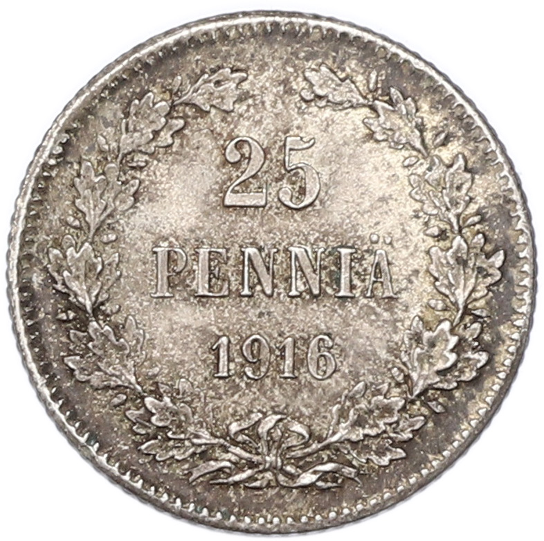 25 пенни 1916 года Русская Финляндия — Фото №1